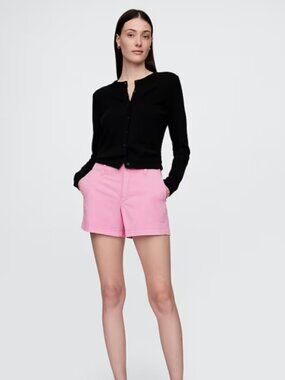 NEW Athleta 4" Downtown Khaki Shorts | Pink